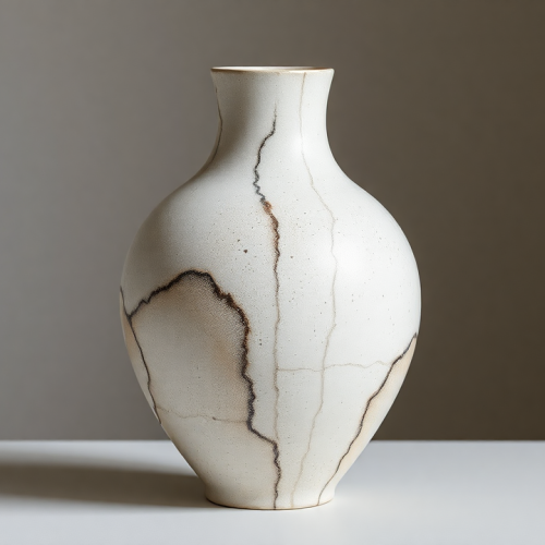 Ceramic brown vase