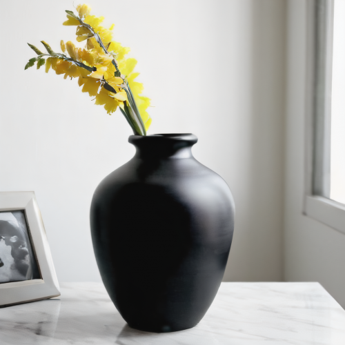 Black Vase Matte
